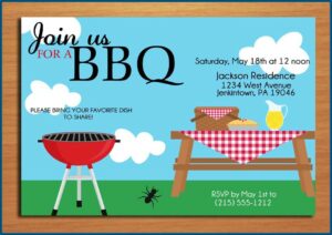 Summer Bbq Invite Template Free