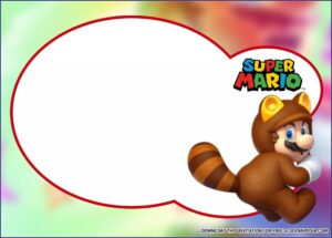 Super Mario Bros Invitation Templates