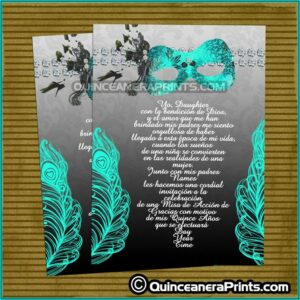 Sweet 16 Masquerade Birthday Invitations