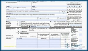Tax Forms 1040a 2014