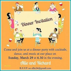 Team Dinner Invitation Email Sample