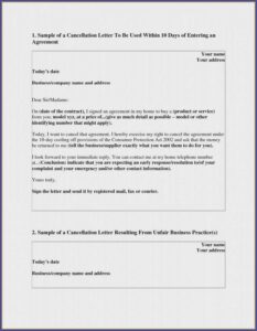 Timeshare Rescission Letter Template