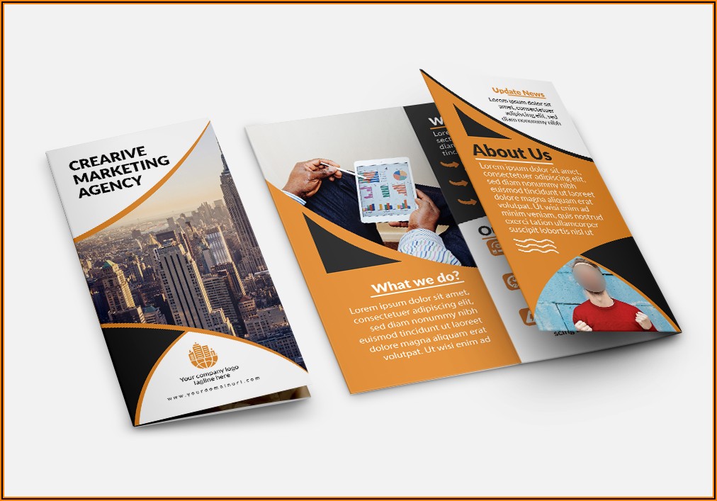 Tri Fold Brochure Design Templates Psd Free Download