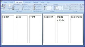Tri Fold Brochure Template Free Download Microsoft Word