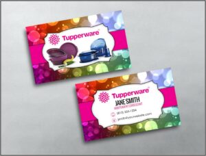 Tupperware Business Cards Template