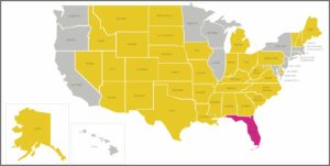 Utah Florida Ccw Reciprocity Map