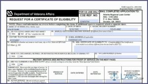Va Loan Eligibility Certificate