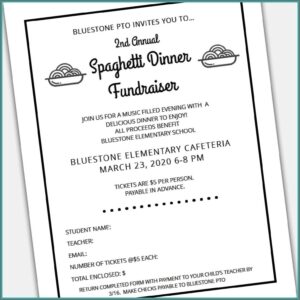 Valentine's Day Dinner Ticket Template Free