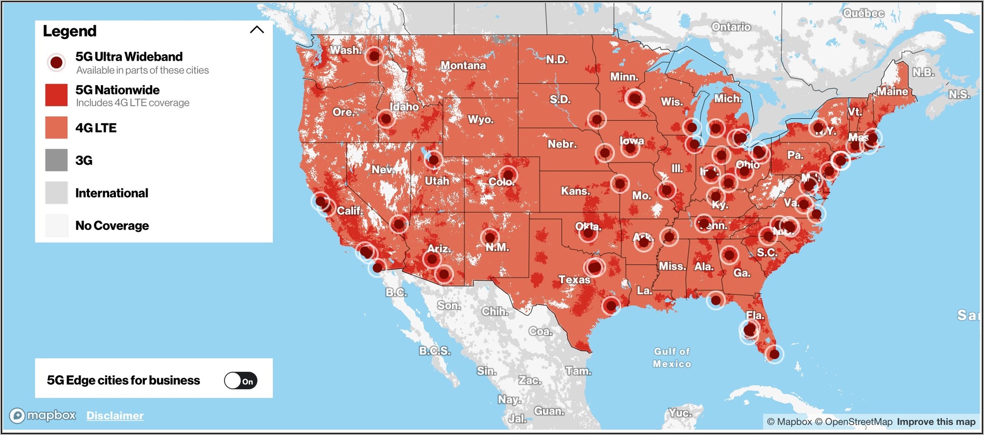 Verizon 5g Home Internet Coverage Map