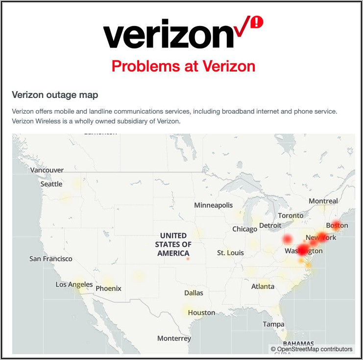 Verizon Fios Outage Map Brooklyn