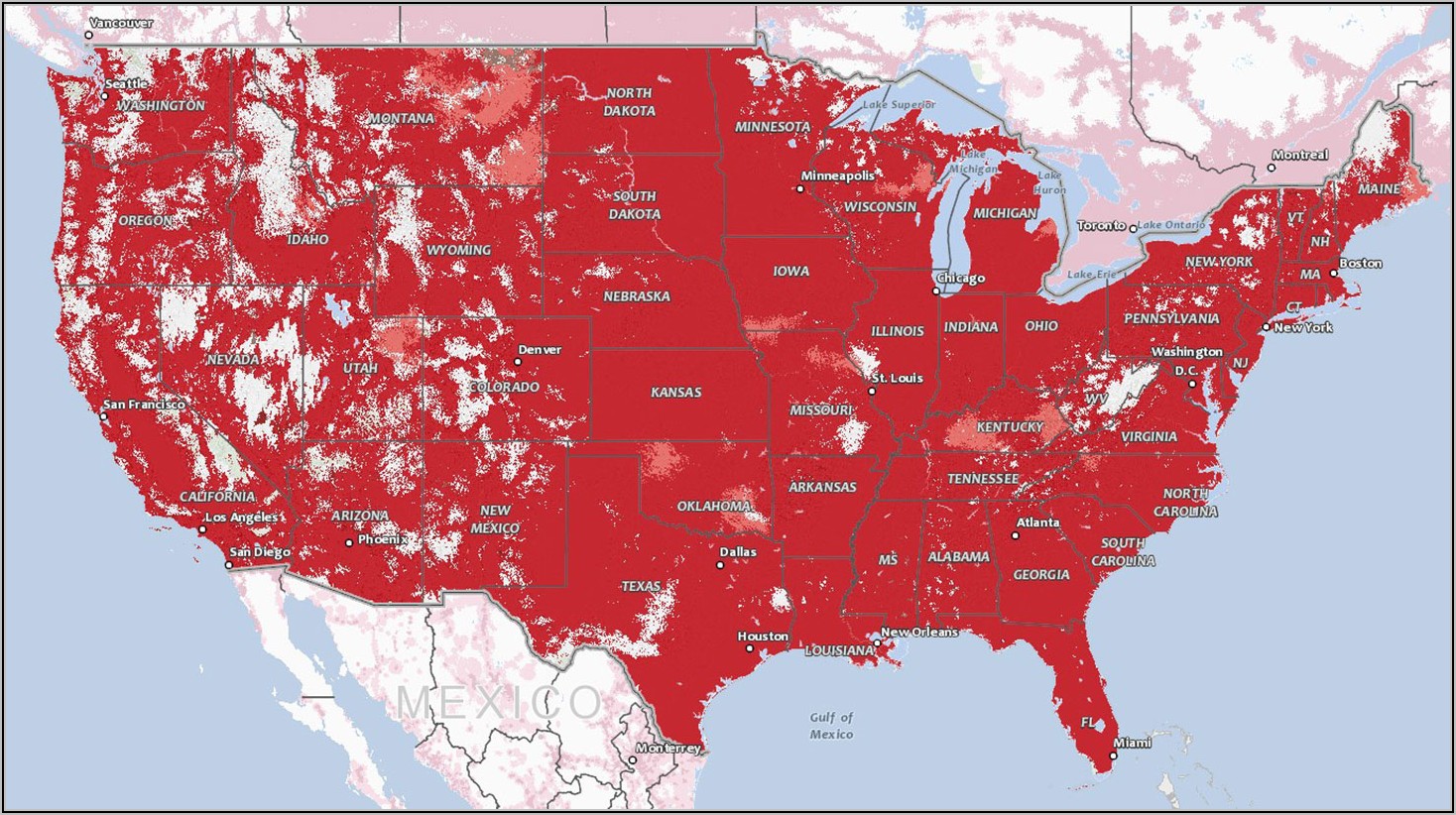 Verizon Wireless 5g Home Coverage Map