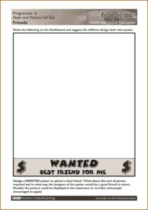 Wanted Birthday Invitation Template