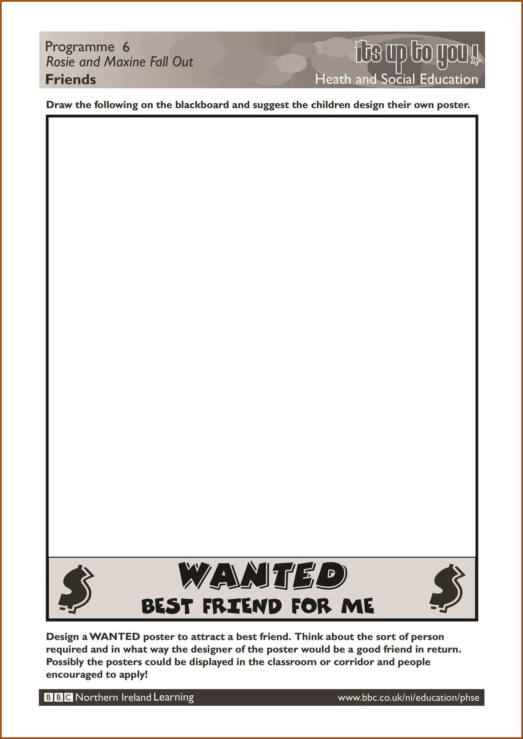 Wanted Birthday Invitation Template
