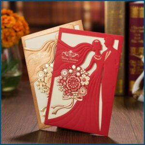 Wedding Invitation Card Blank Sample