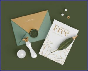 Wedding Invitation Card Mockup Psd Free