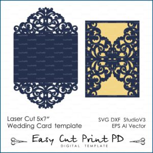 Wedding Invitation Card Template Coreldraw Download