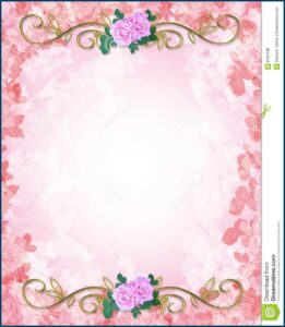 Wedding Invitation Cards Blank Templates Free Download