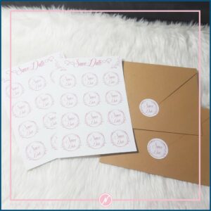 Wedding Invitation Envelope Seal Stickers