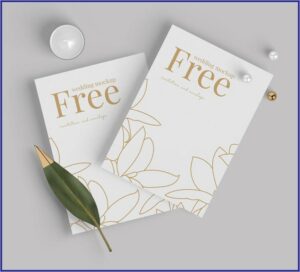 Wedding Invitation Mockups Free