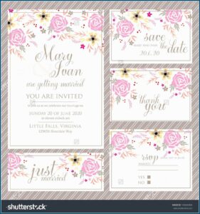 Wedding Invitations With Rsvp Cards Included Uk