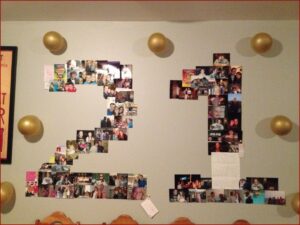 21st Birthday Photo Collage Template