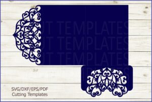 3 Fold Wedding Invitation Template