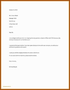 30 Day Notice To Quit Job Template