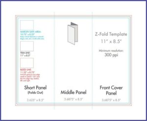 8.5 X 11 Brochure Template