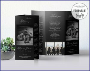 8.5 X 11 Trifold Template
