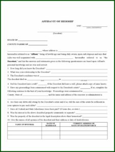 Affidavit Template South Africa Word