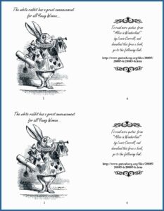 Alice Spine Labels Template