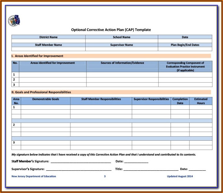 Anaphylaxis Action Plan Form