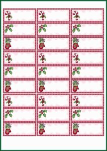 Avery 8160 Christmas Label Template