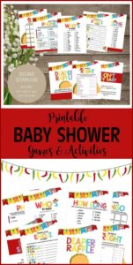 Baby Shower Bingo Card Generator