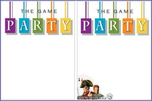 Blank Game Night Invitation Template