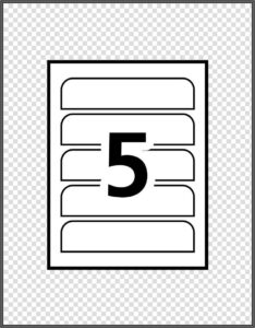 Blick Printer Label Template