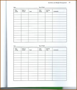 Blood Glucose Monitoring Form