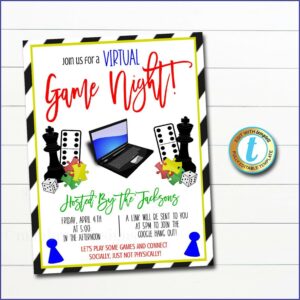 Board Game Night Invitation Template