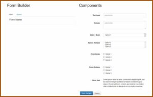 Bootstrap Form Generator Php
