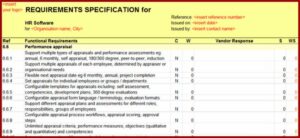 Business Intelligence Requirements Gathering Template