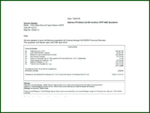 Car Lease Agreement Template Word