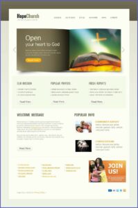 Catholic Church Website Templates