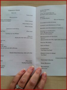 Catholic Wedding Ceremony With Mass Program Templates