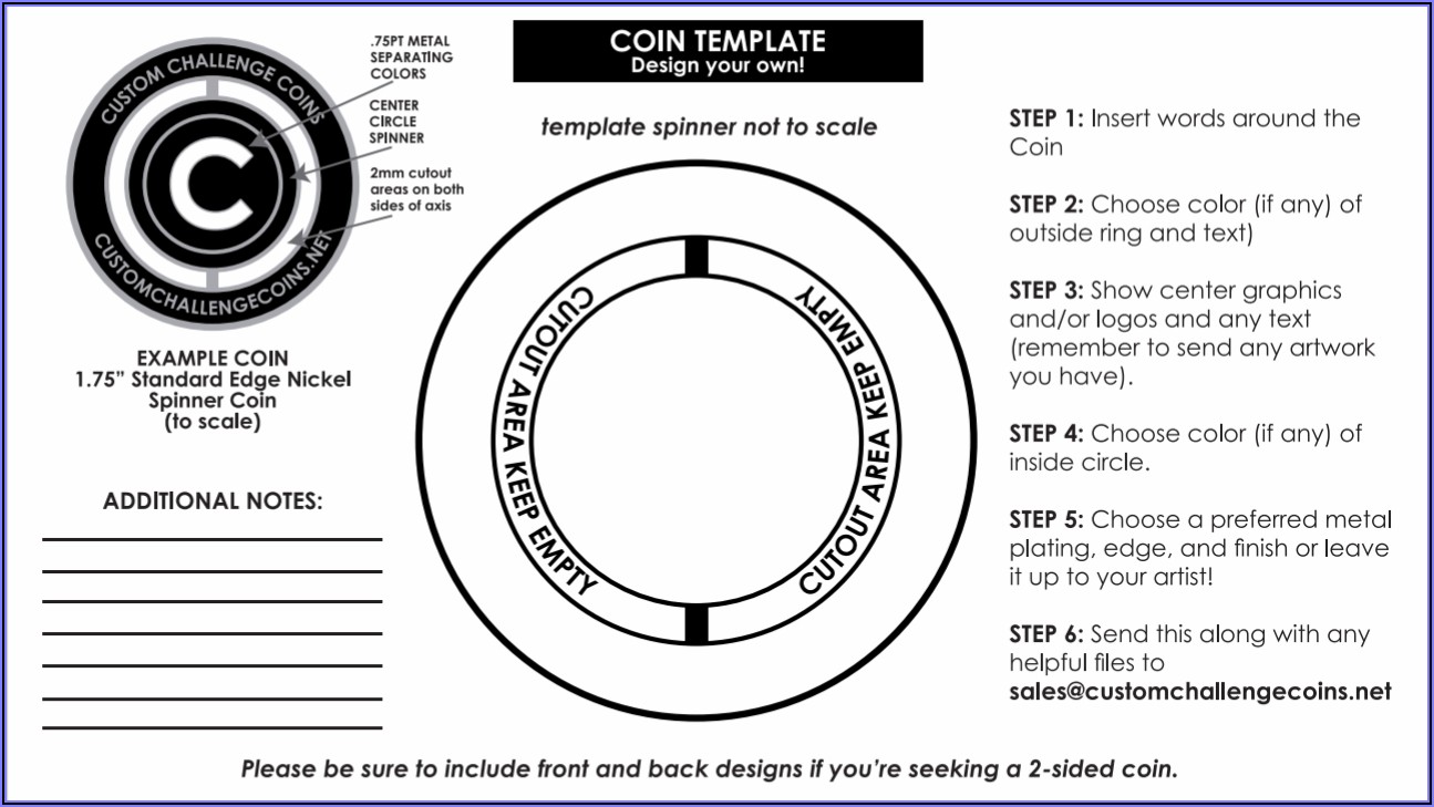 Challenge Coin Design Template