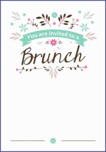 Christmas Breakfast Invitation Template