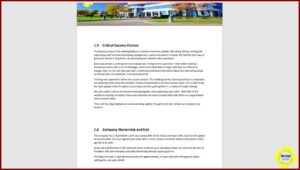 Cleaning Business Plan Template
