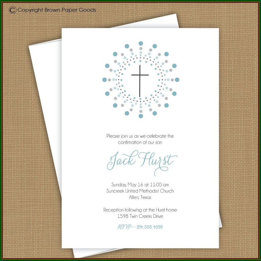 Confirmation Party Invitation Templates