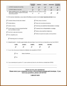 Customer Satisfaction Survey Form Pdf