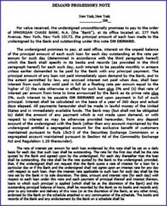 Demand Promissory Note Template