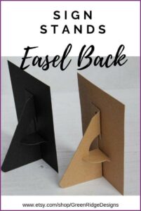 Diy Cardboard Easel Template